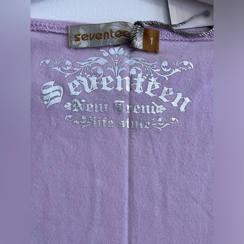 Women’s Tshirt Short Sleeve purple Color Size 1 - Picture 13 of 14